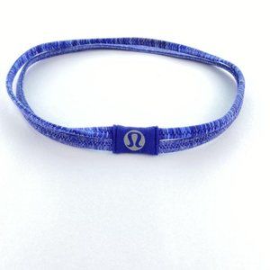 Lululemon Heathered Purple & White double strap headband